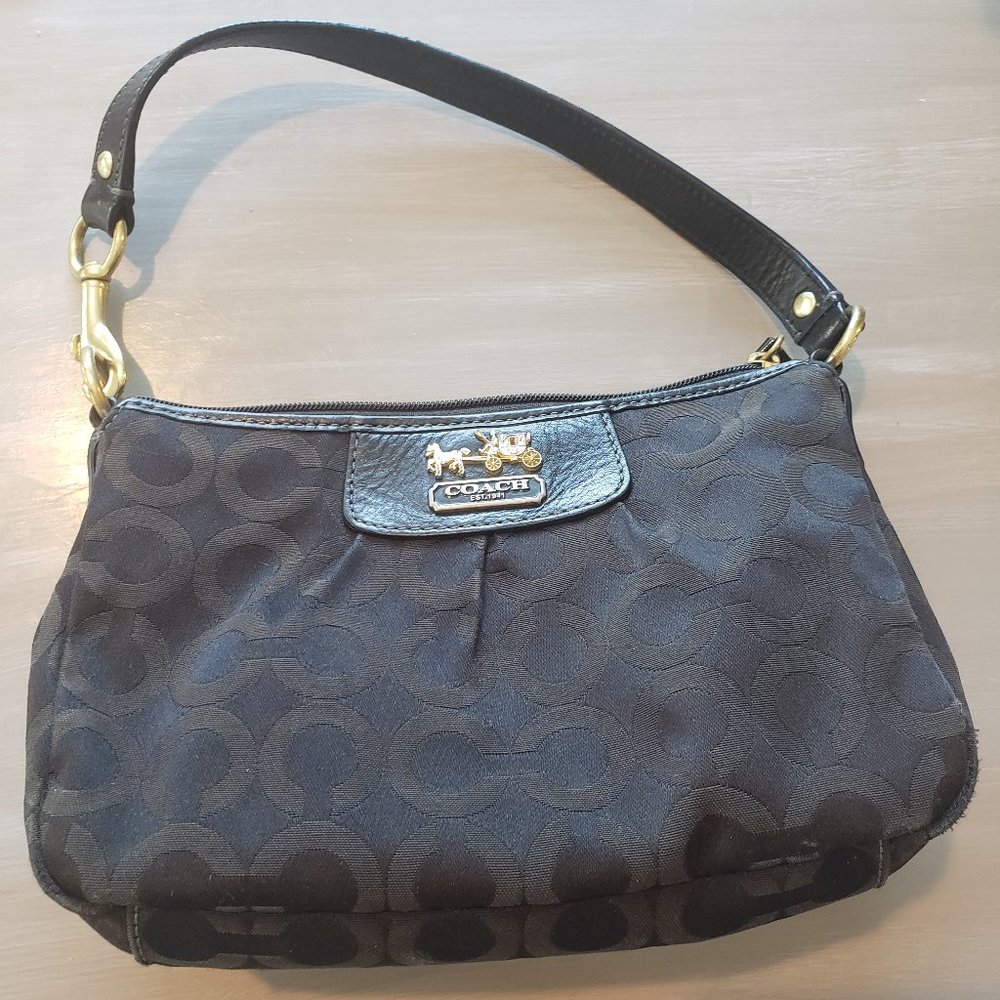 Small black Coach purse